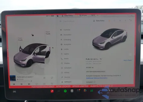 2024 Tesla Model Y Long Range Dual Motor All-Wheel Drive from USA, damaged, VIN 7SAYGDEEXRA235921